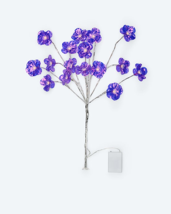 Produktabbildung für LED-Leuchtzweig "Regenbogenblüten"