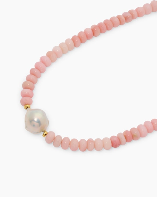 Produktabbildung für Collier mit Pink Opal