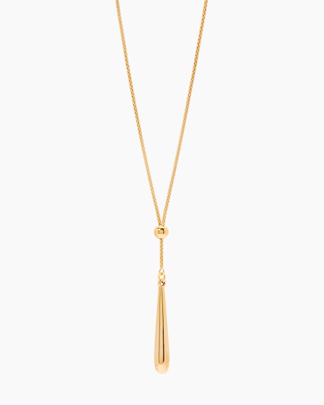 Y-Collier mit Perlenschieber