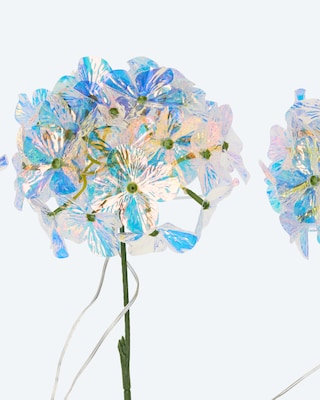 Produktabbildung 3 für 3 LED-Leuchtzweige "Regenbogenhortensien"