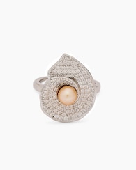 Produktabbildung für Ring mit SWZ-Perle und Zirkon