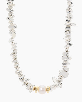 Produktabbildung 2 für Collier mit Hämatit und Süßwasserperle