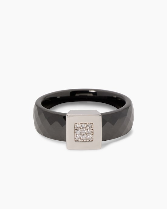 Produktabbildung für Ring mit Keramik und Zirkonia