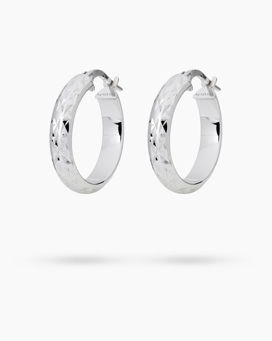 Produktabbildung für Creolen, diamantiert