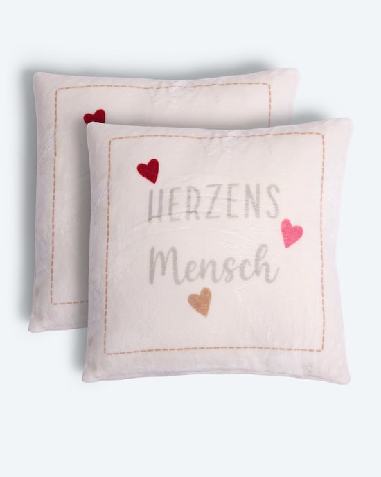 Produktabbildung für Kissen "Herzensmensch", 2tlg.