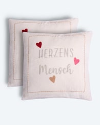 Produktabbildung für Kissen "Herzensmensch", 2tlg.