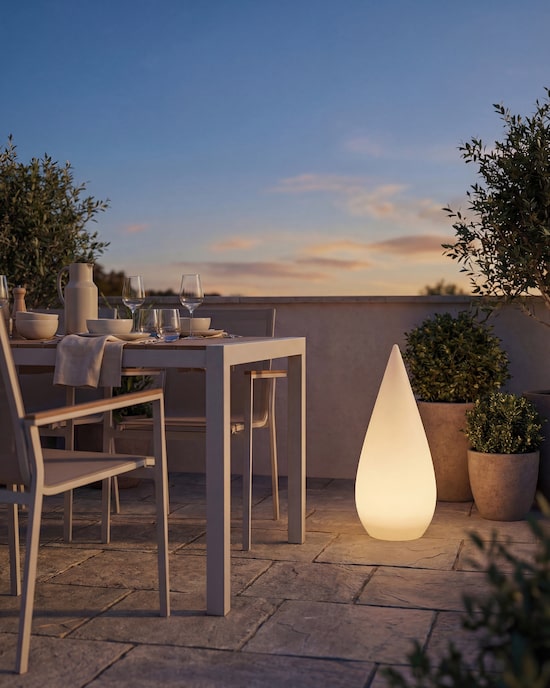 Produktabbildung für LED-Solar-Tropfen mit Fernbedienung