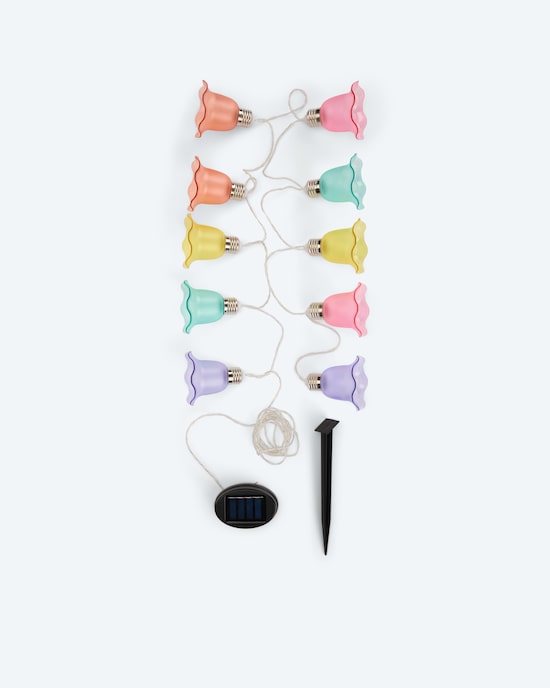 Produktabbildung für Solar-Lichterkette "Blumenkelch"