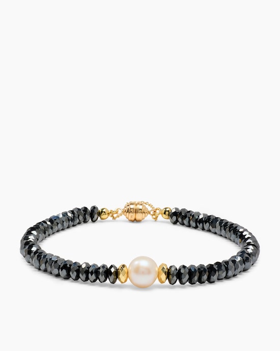 Produktabbildung für Armband mit Hämatit & Süßwasserzuchtperle