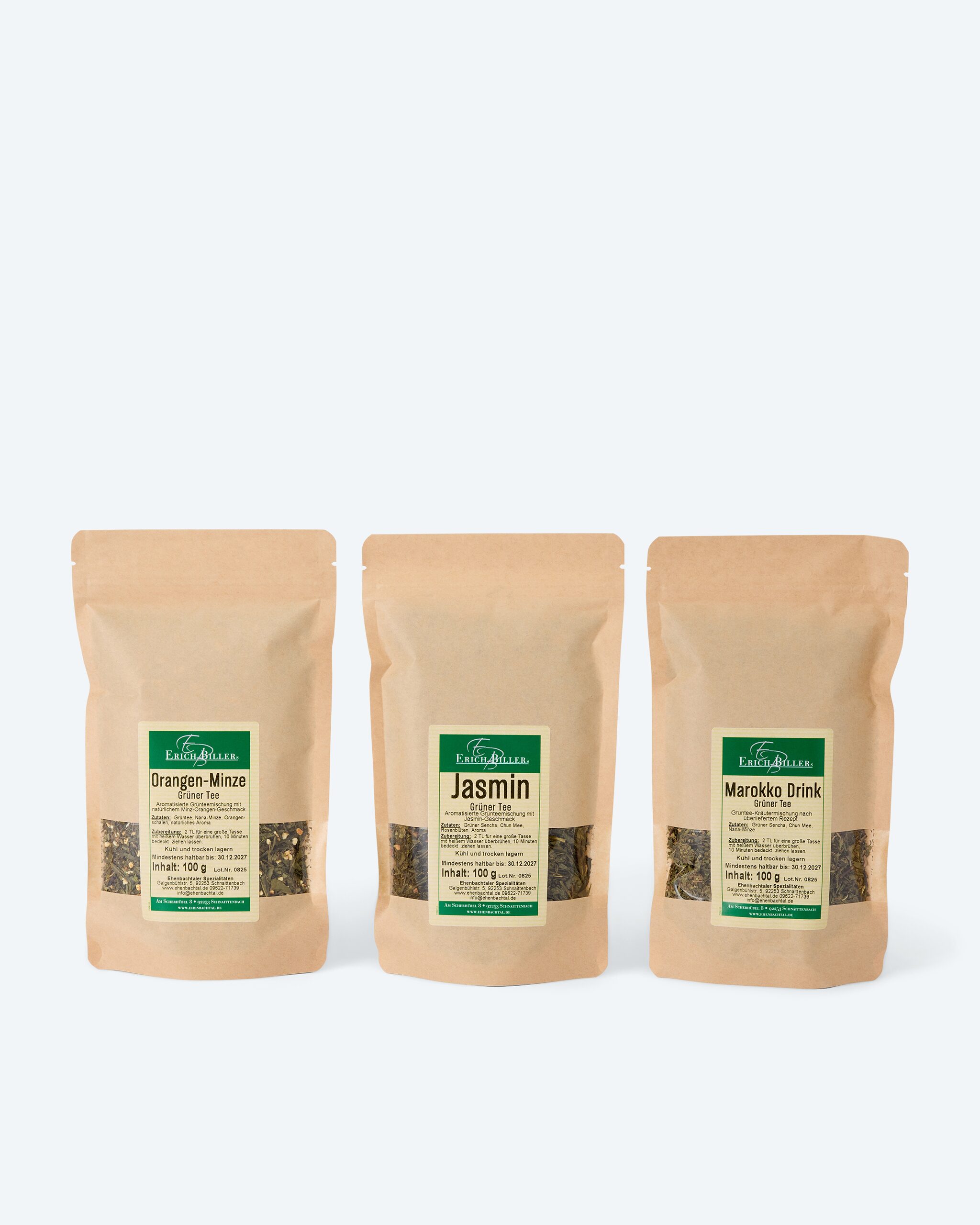 Produktabbildung für Grüntee-Selektion, 3er-Set