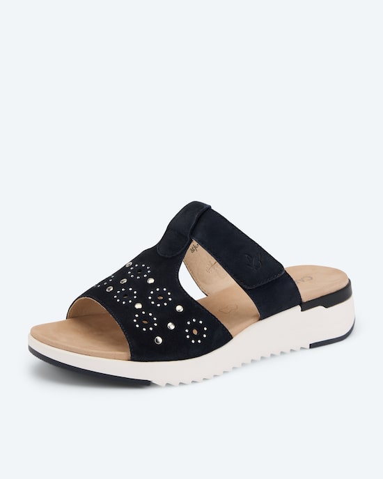 Produktabbildung für Klett-Pantolette mit Deko