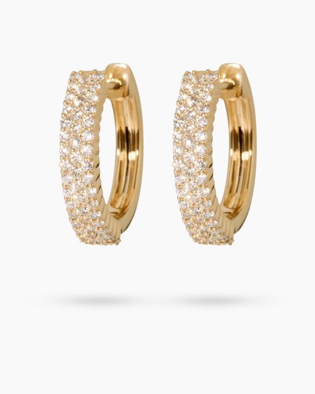 Brillant-Creolen ca. 0,40 ct