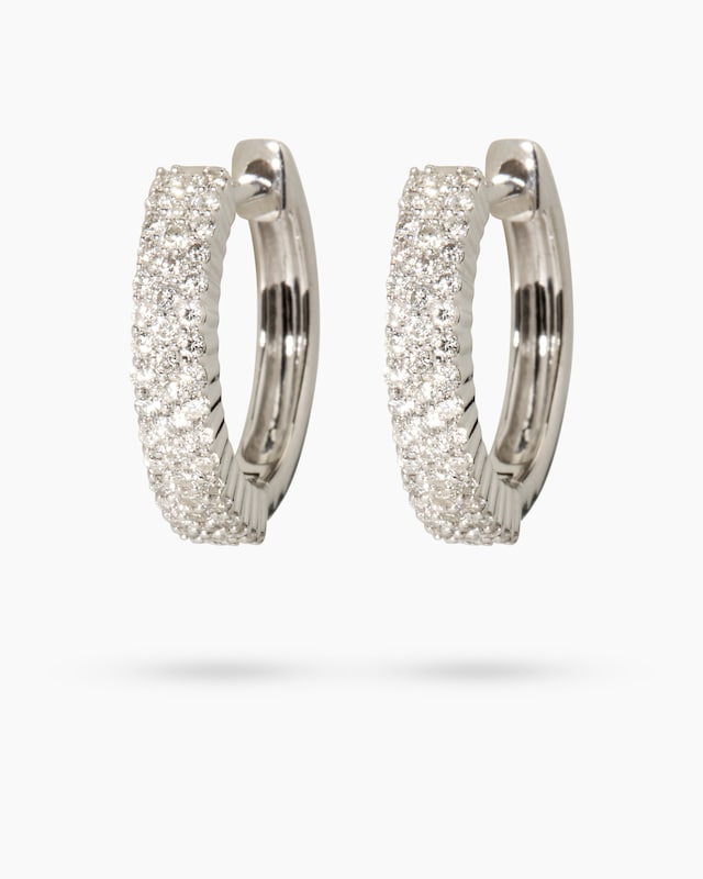 Brillant-Creolen ca. 0,40 ct