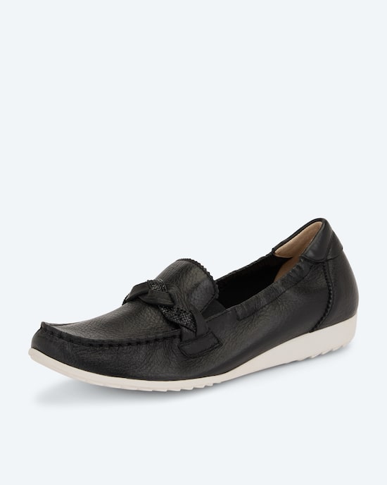 Produktabbildung für Hirschleder Mokassin mit Deko