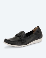 Produktabbildung für Hirschleder Mokassin mit Deko