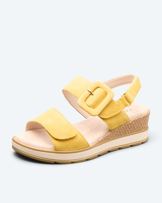 Produktabbildung für Keil-Sandale mit Dreifachklett