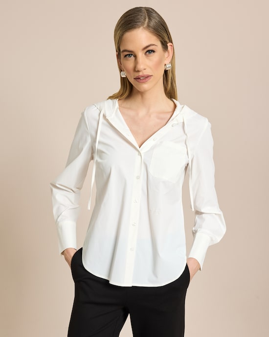 Produktabbildung für Hemdbluse mit Kapuze