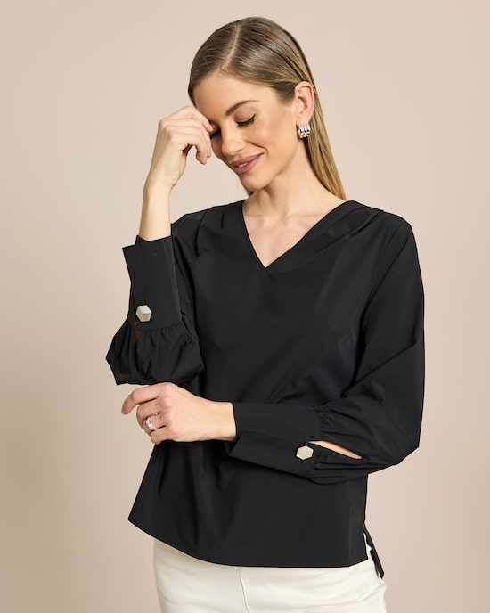 Produktabbildung für Techno-Stretch Blusenshirt