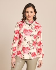 Produktabbildung für Shirt mit Stehkragen