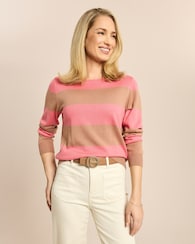 Produktabbildung für Blockstreifen-Pullover