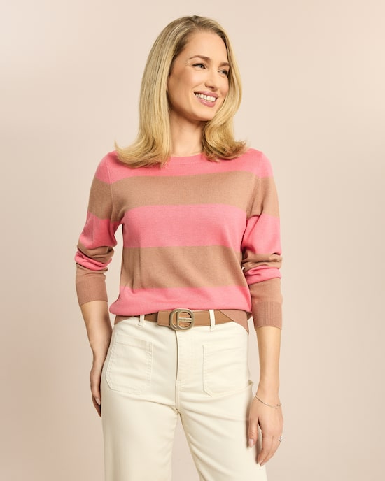 Produktabbildung für Blockstreifen-Pullover