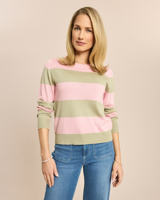 Produktabbildung für Blockstreifen-Pullover