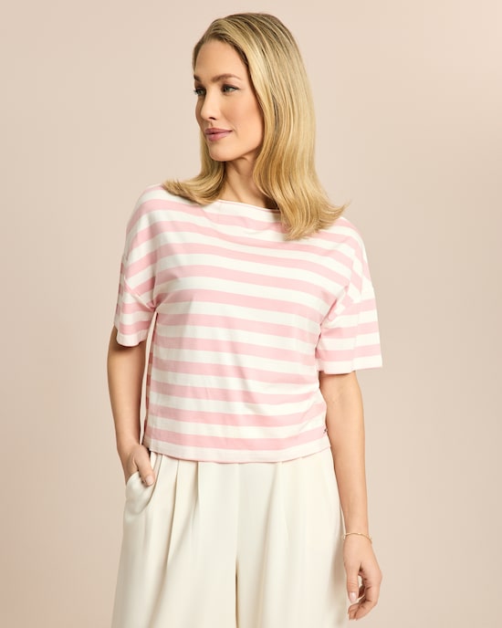 Produktabbildung für Shirt gestreift boxy fit