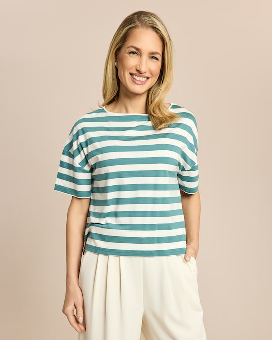 Produktabbildung für Shirt gestreift boxy fit