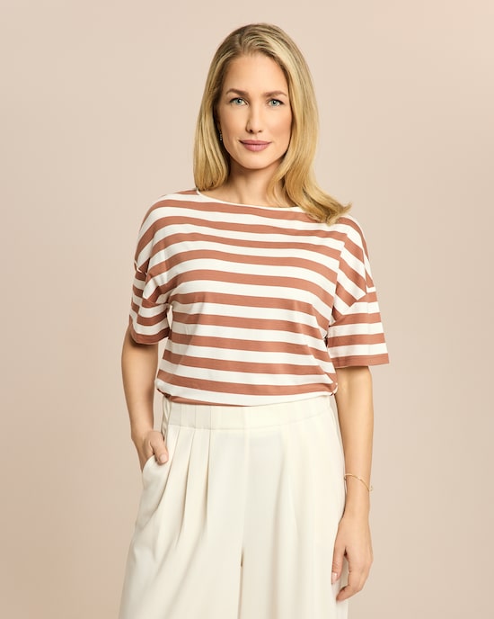 Produktabbildung für Shirt gestreift boxy fit