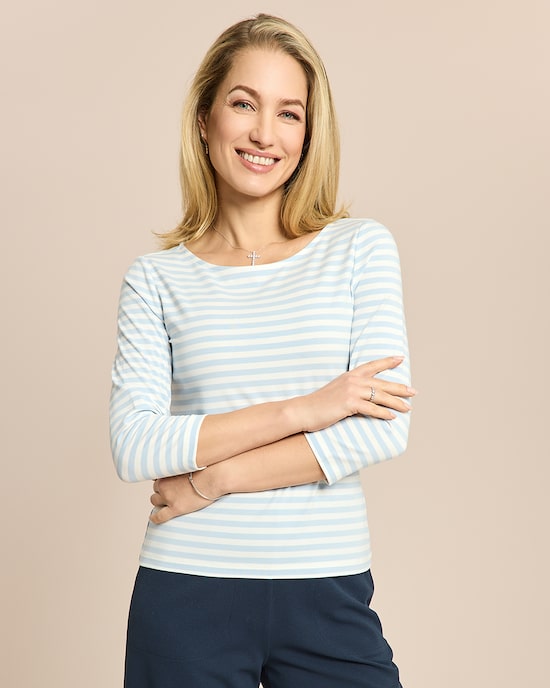 Produktabbildung für Streifenshirt 7/8 Arm