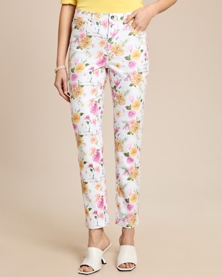 Produktabbildung 1 für Hose mit Blumendruck