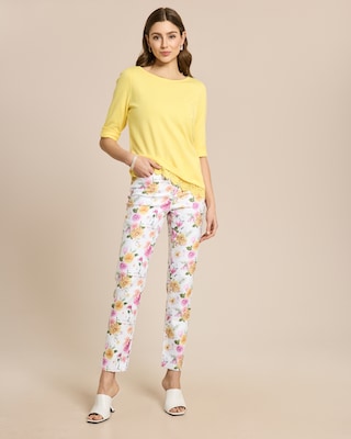 Produktabbildung 3 für Hose mit Blumendruck