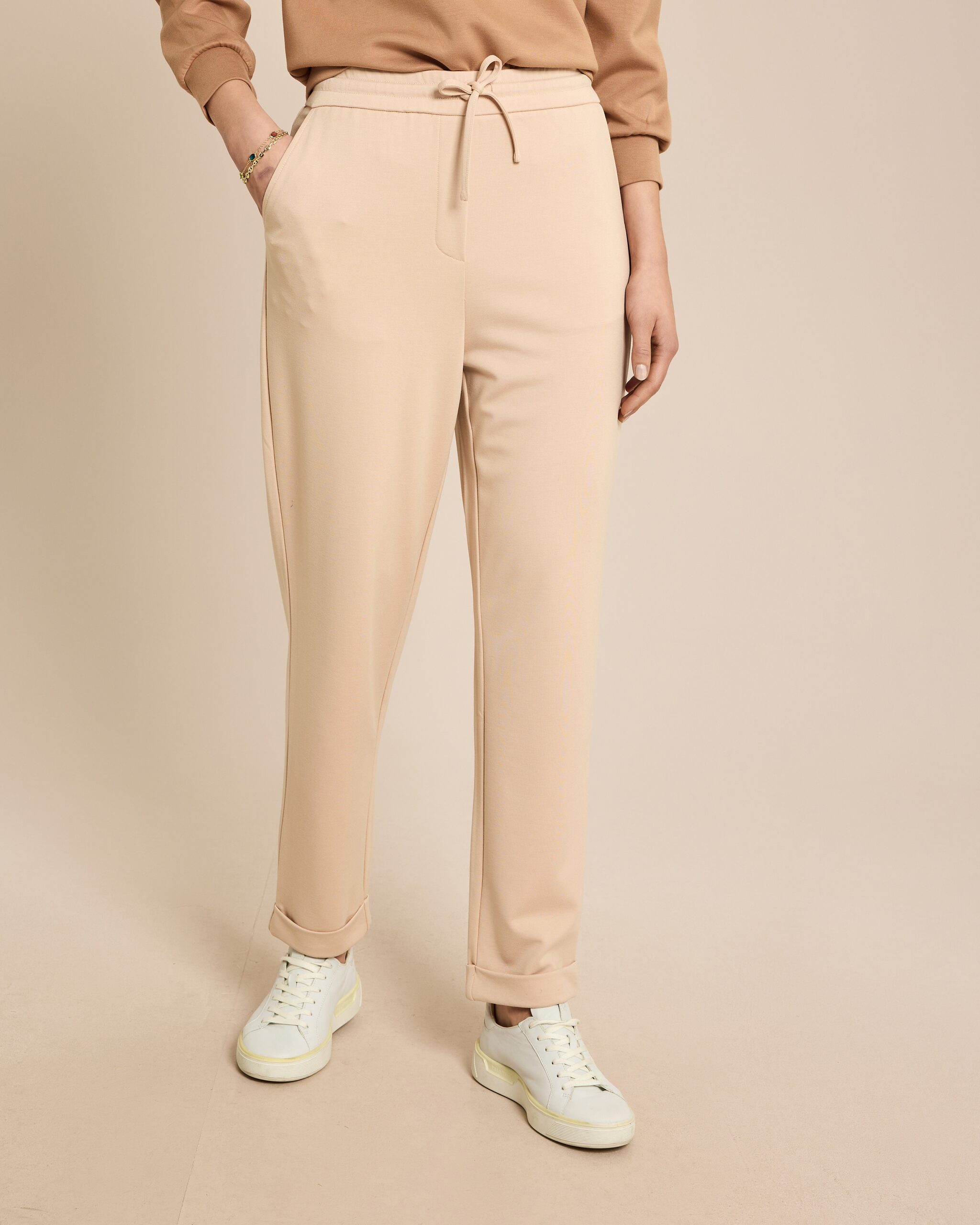 Produktabbildung für Jersey Hose mit Gummibund und Band