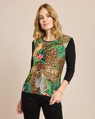 Produktabbildung für Shirt mit Animalmixdruck