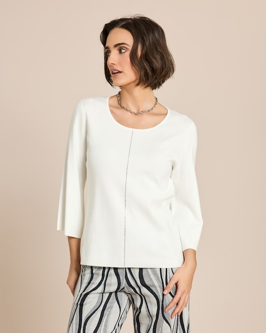 Produktabbildung für Pullover mit Strass-Dekoration