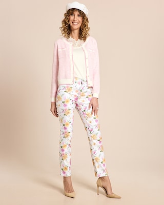 Produktabbildung 3 für Cardigan mit Kontrast und Knöpfen