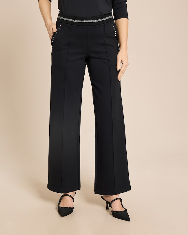 Jumperhose mit Glanzgarnbund