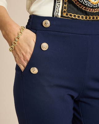 Produktabbildung 5 für Ponte Royal Hose mit Dekoknöpfen