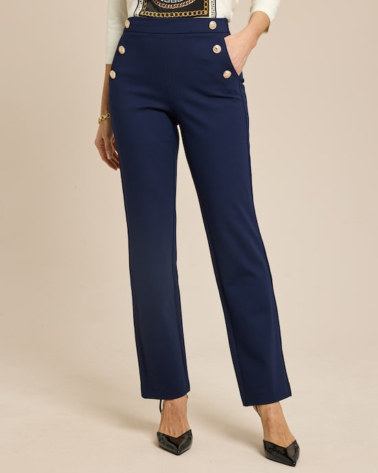 Produktabbildung für Ponte Royal Hose mit Dekoknöpfen