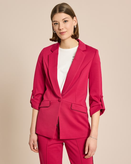 Produktabbildung für Jersey Blazer mit Paspeldetails