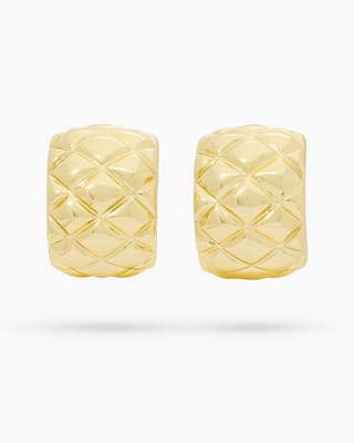 Produktabbildung 1 für Ohrclips mit Rautenmuster