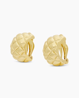 Produktabbildung 3 für Ohrclips mit Rautenmuster