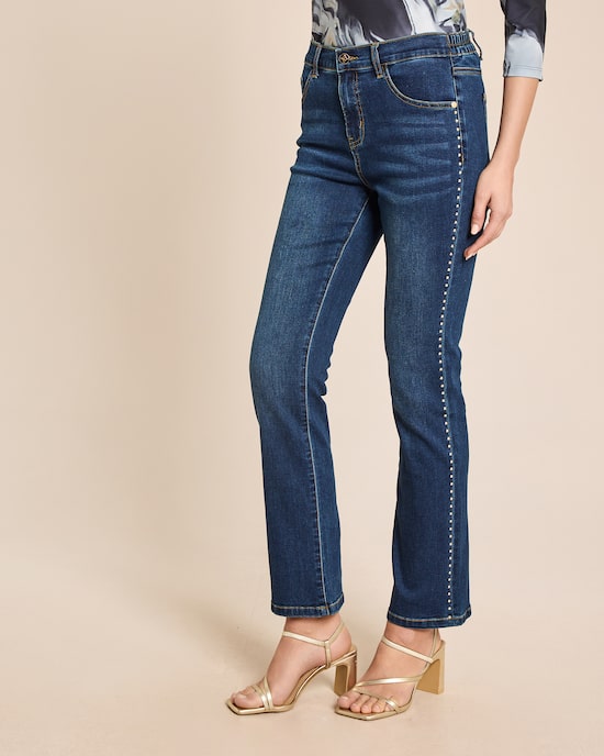 Produktabbildung für 5 Pocket Jeans mit Nieten