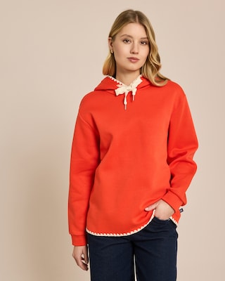 Produktabbildung 1 für Hoody mit Zierstichen an Kanten