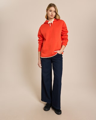 Produktabbildung 3 für Hoody mit Zierstichen an Kanten