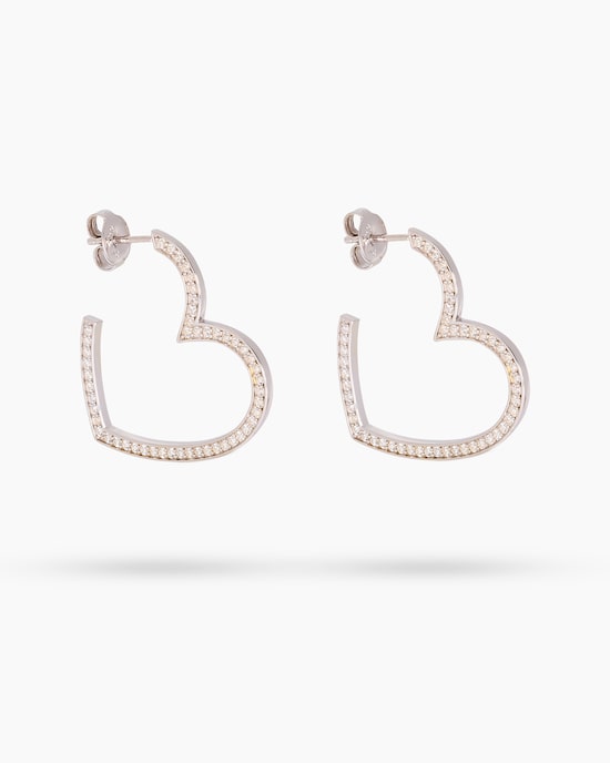 Produktabbildung für Creolen mit Zirkonia