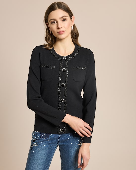 Produktabbildung für Cardigan mit Verzierung