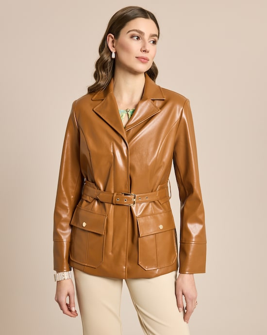 Produktabbildung für Jacke Lederimitat