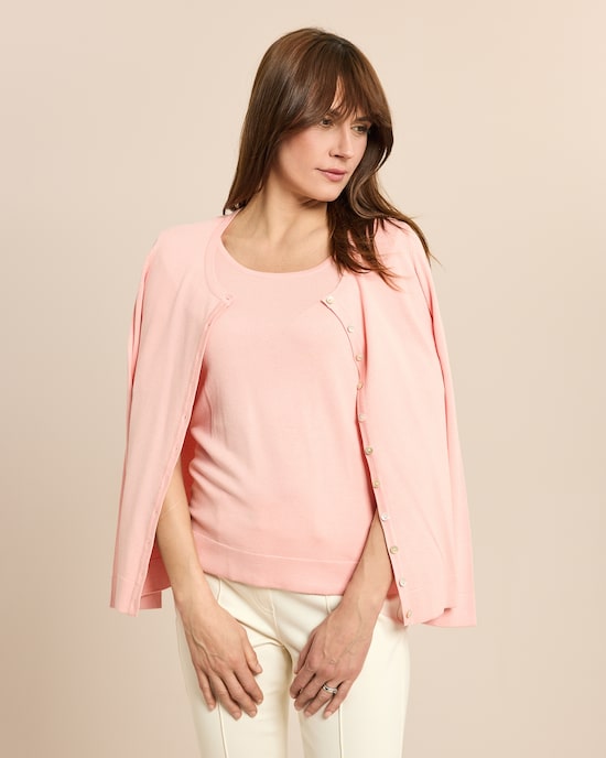 Produktabbildung für Twinset aus Feinstrick, 2-teilig