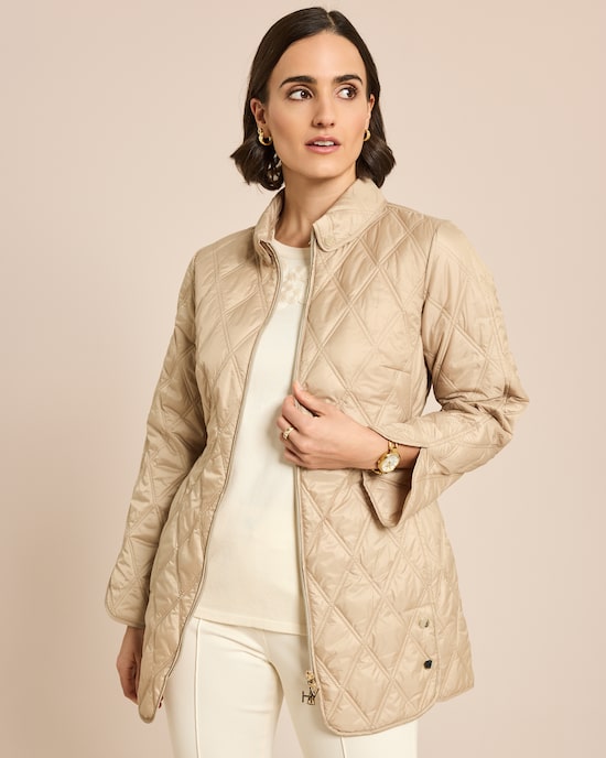 Produktabbildung für Steppmantel Light mit Gürtel